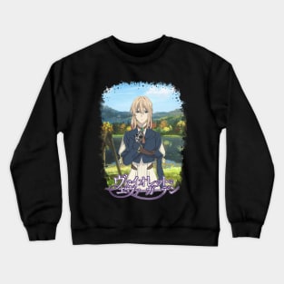 violet evergarden violet Crewneck Sweatshirt